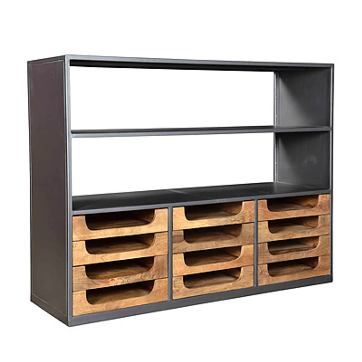 Mueble de buffet con cajones de dise?o Casa Padrino nature / marr¨®n gris 145 x 46 x 112 cm - Hotel M?bel