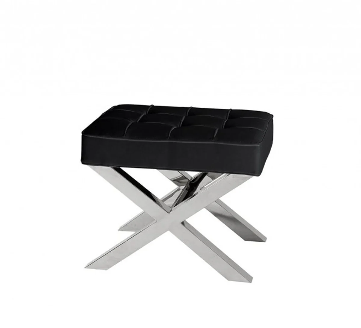 Taburete de lujo Casa Padrino con aspecto de cuero 60 x 46 x 51,5 cm H. - Hotel de dise?o heces