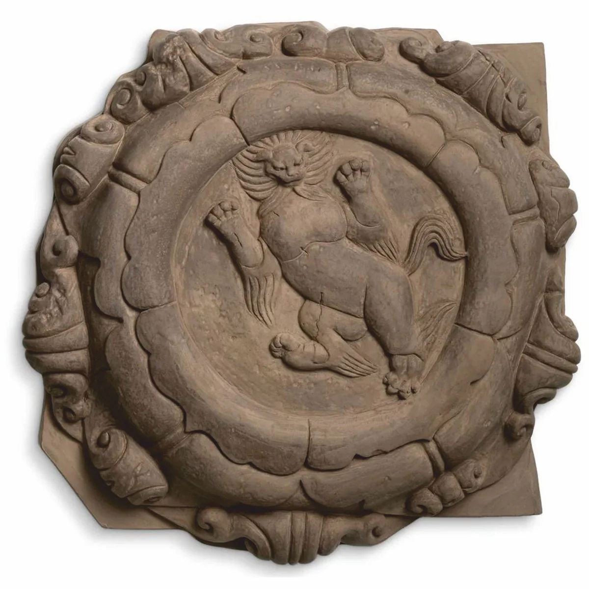 Casa Padrino conjunto de relieves de pared barrocos de lujo leones marr¨®n 55 cm - Decoraci¨®n de pared