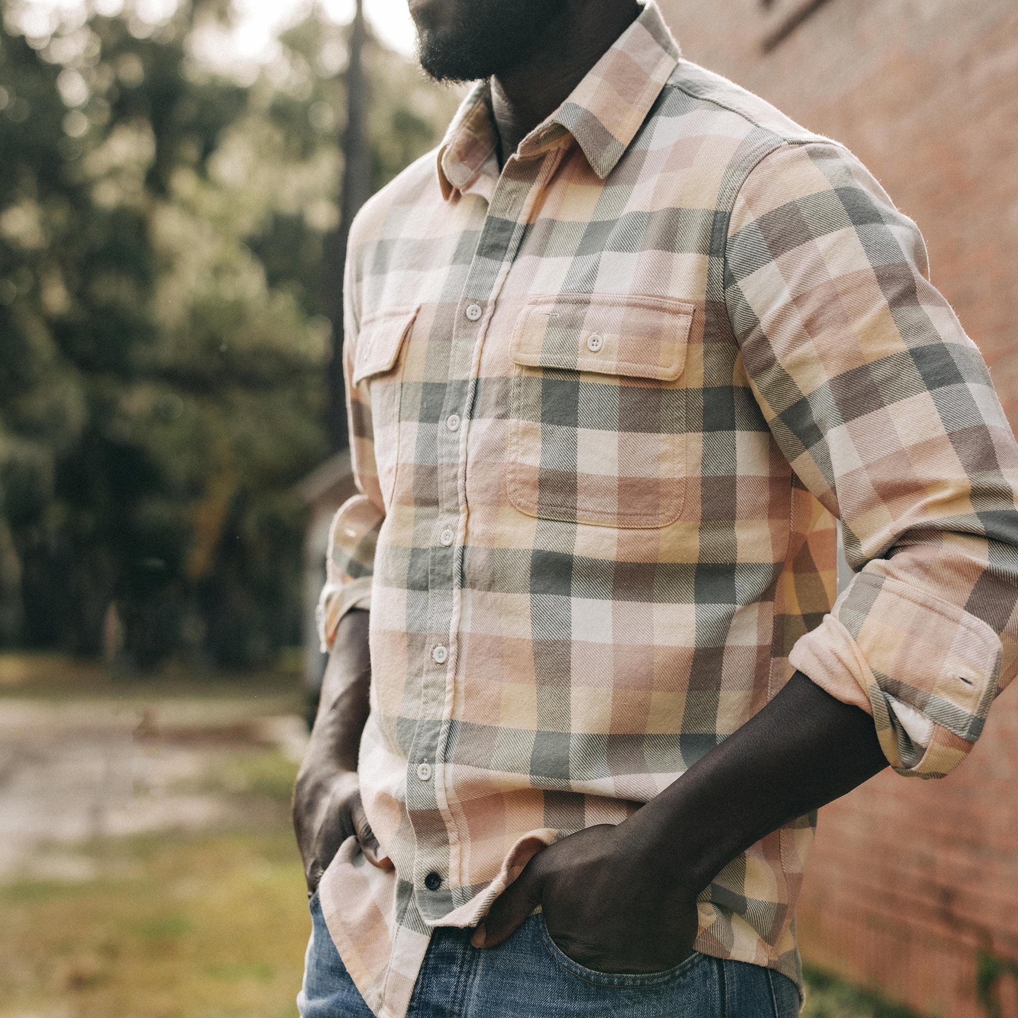 The Ledge Shirt in Dawn Check