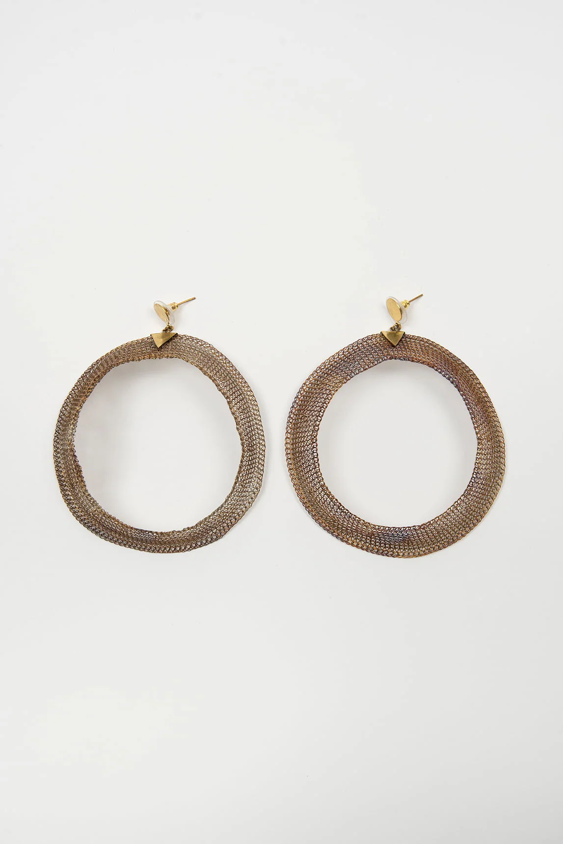 Rivera-spain Pendientes Halo cobre