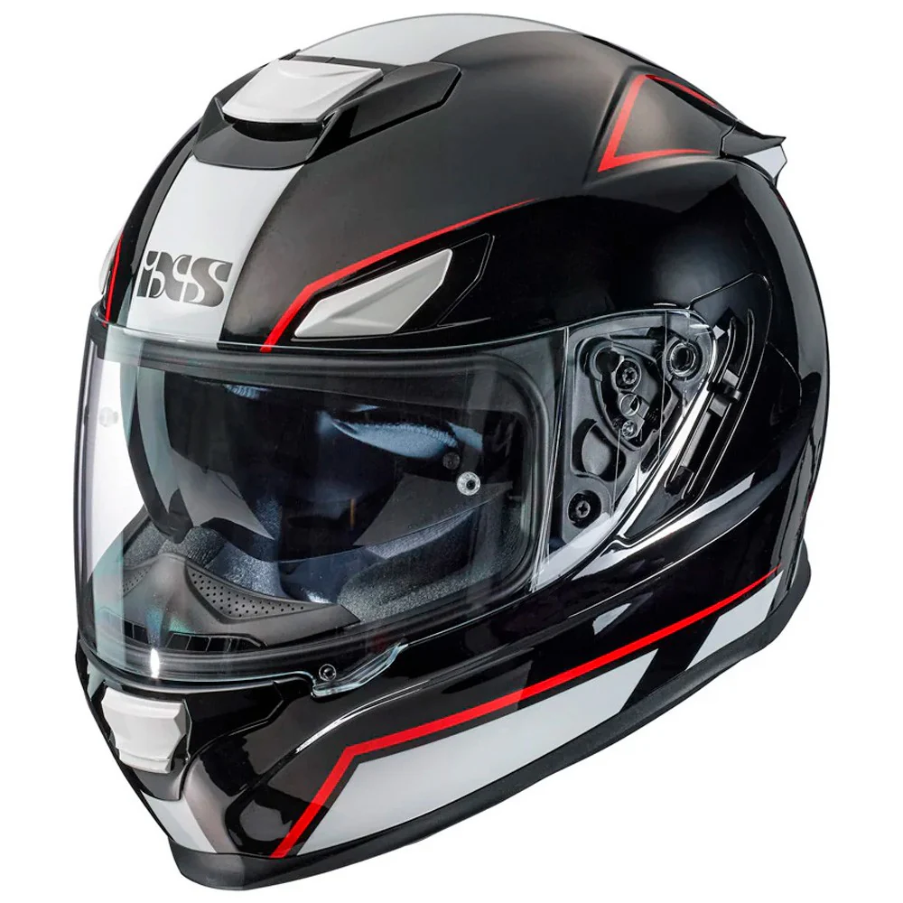 CASCO IXS 315 2.1 - NEGRO / BLANCO / ROJO