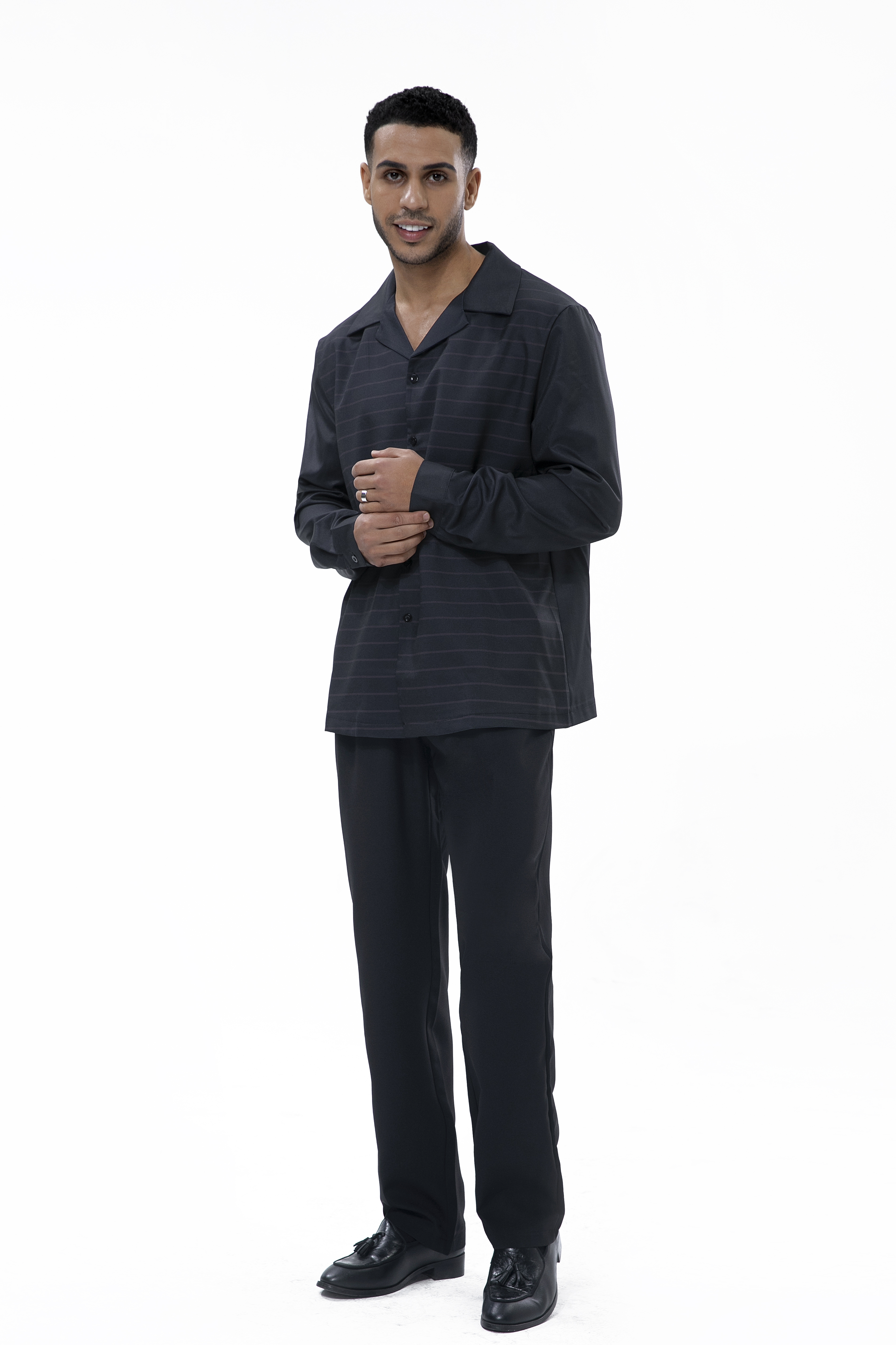 Suitmens Men's Fashion Casual Long Sleeve Walking Suit 028