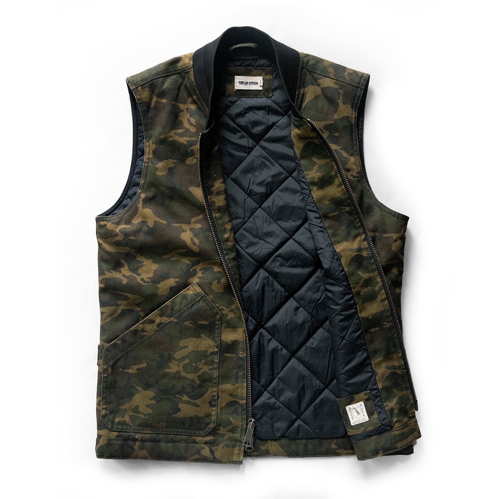 The Workhorse Vest in Camo Boss Duck