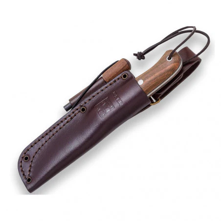 Joker Nomad Micarta Canvas Negra - Cuchillo de supervivencia y bushcraft