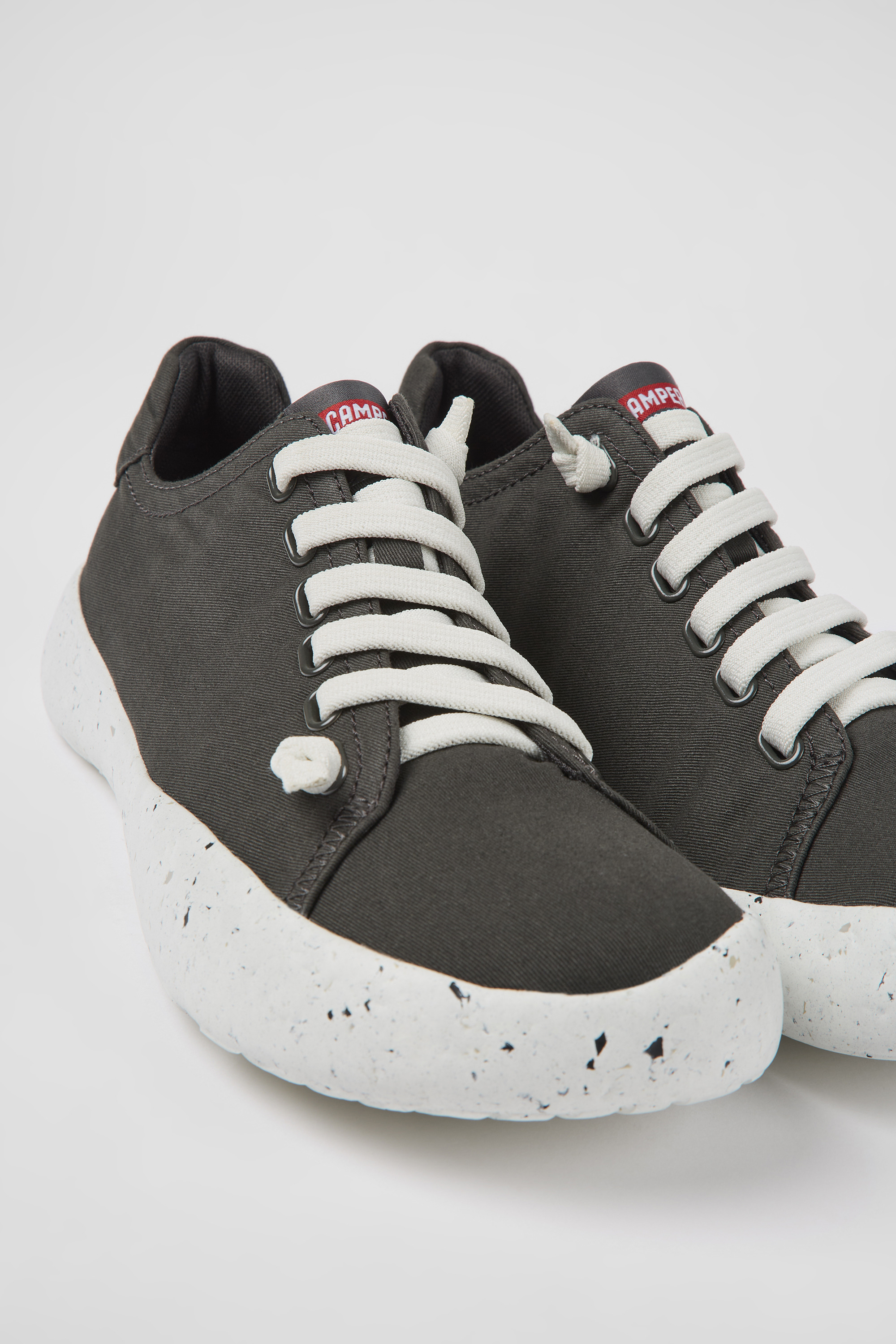 Peu Stadium - Gray textile sneakers for men