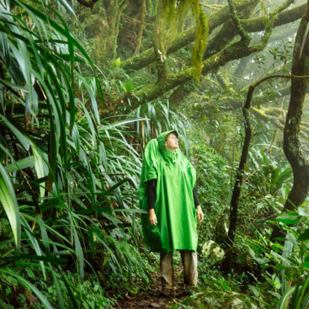 Sea to Summit Nylon Tarp verde - Poncho impermeable de lluvia