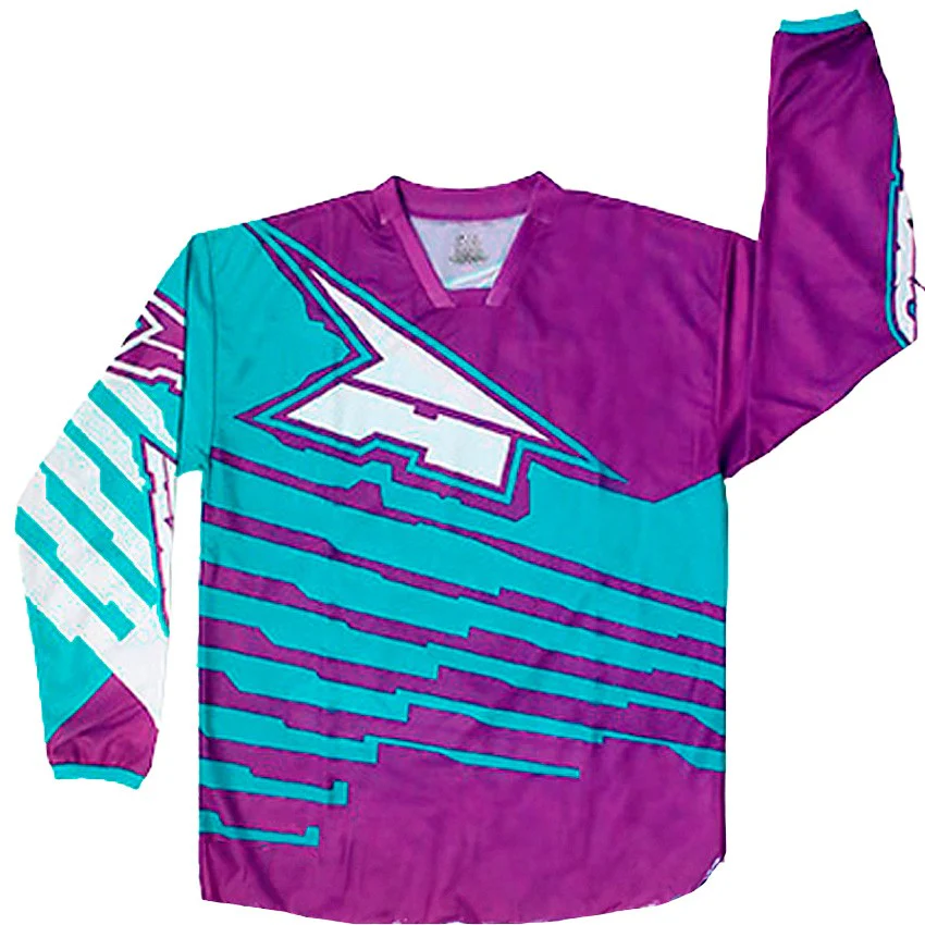 CAMISETA AXO SR 2018 VIOLETA / VERDE / BLANCO