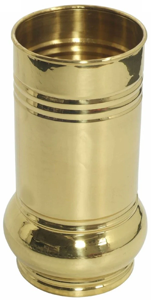 Casa Padrino paragüero de lujo de latón oro Ø 22,5 x A. 47,8 cm - Hecho en Italia