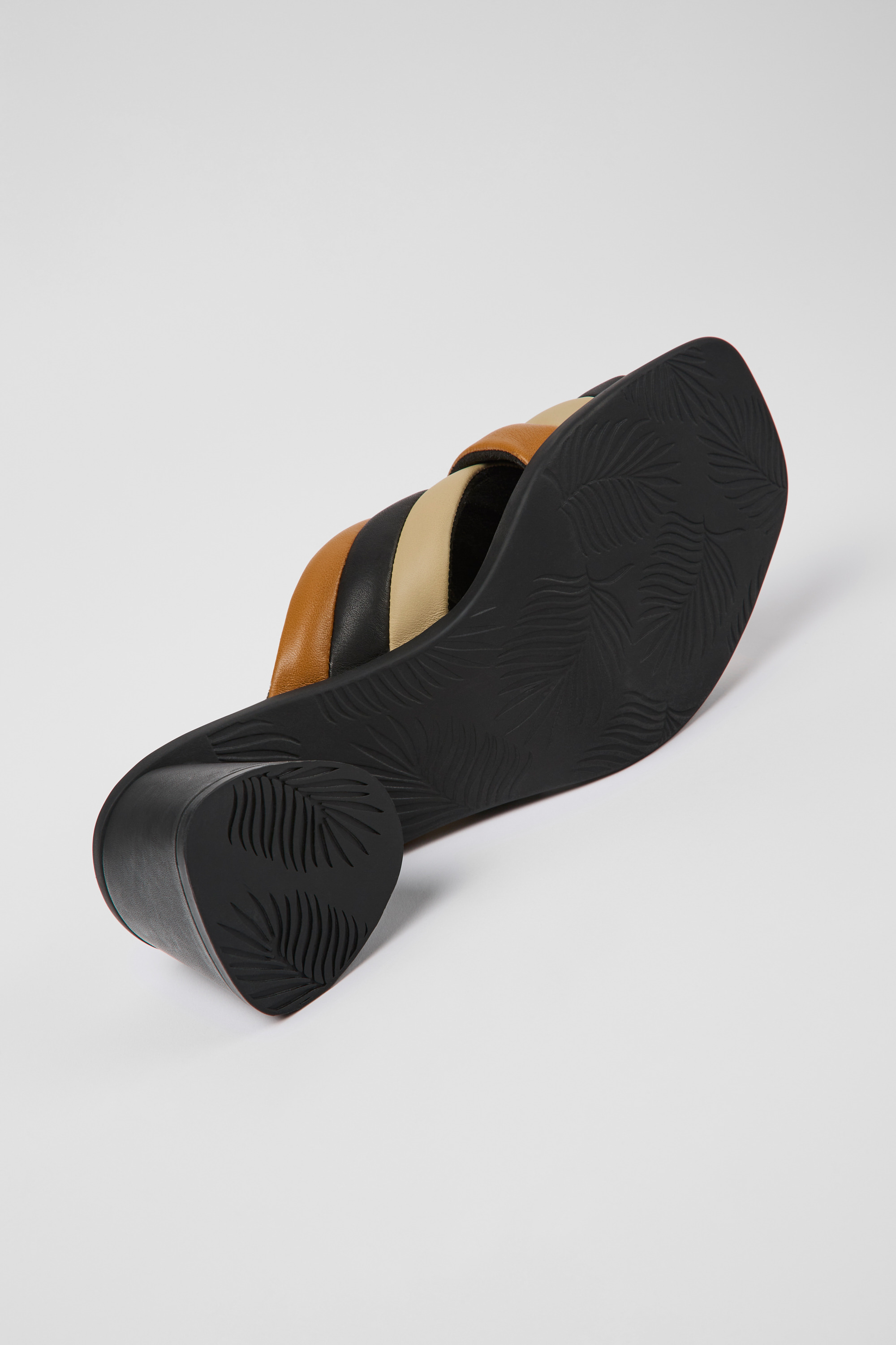 Twins - Multicolored leather sandals for women