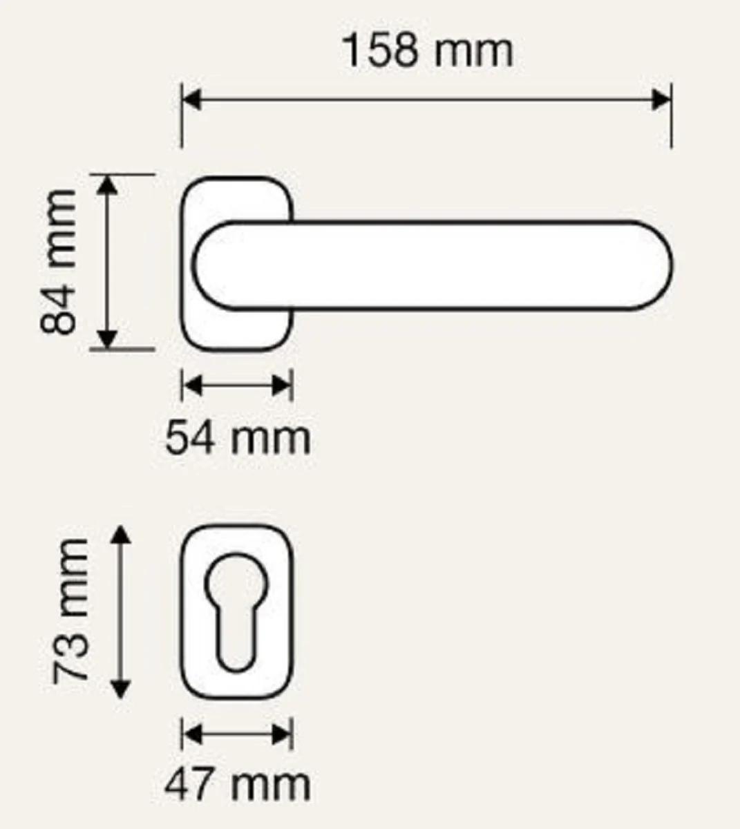 Casa Padrino conjunto de manija de puerta barroco lat¨®n patinado 15,8 x H. 8,4 cm - Manijas Espl¨¦ndidas en Estilo Barroco
