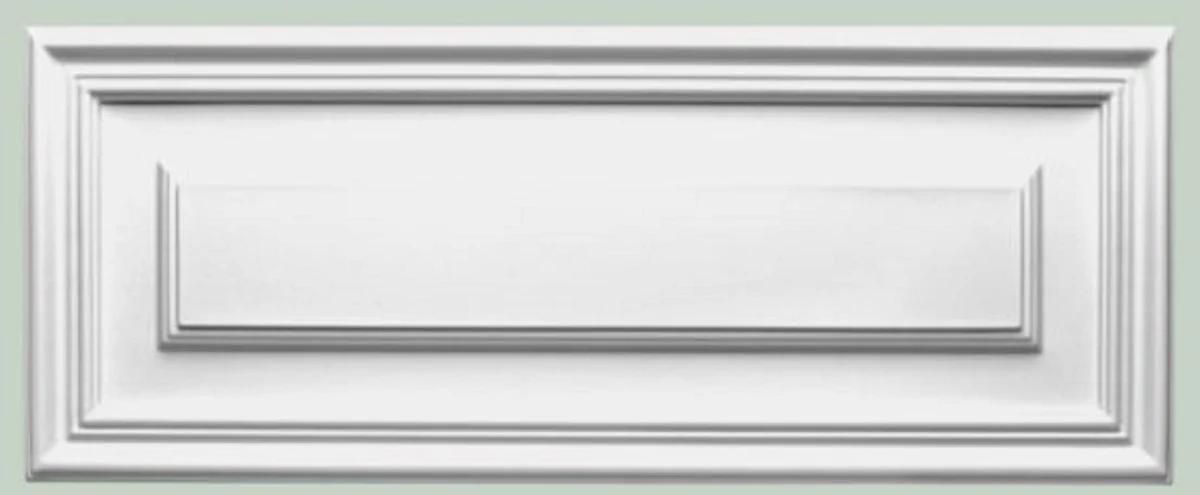 Casa Padrino panel de pared blanco 55 x 1,7 x A. 22 cm - Panel Rectangular - Accesorios Deco