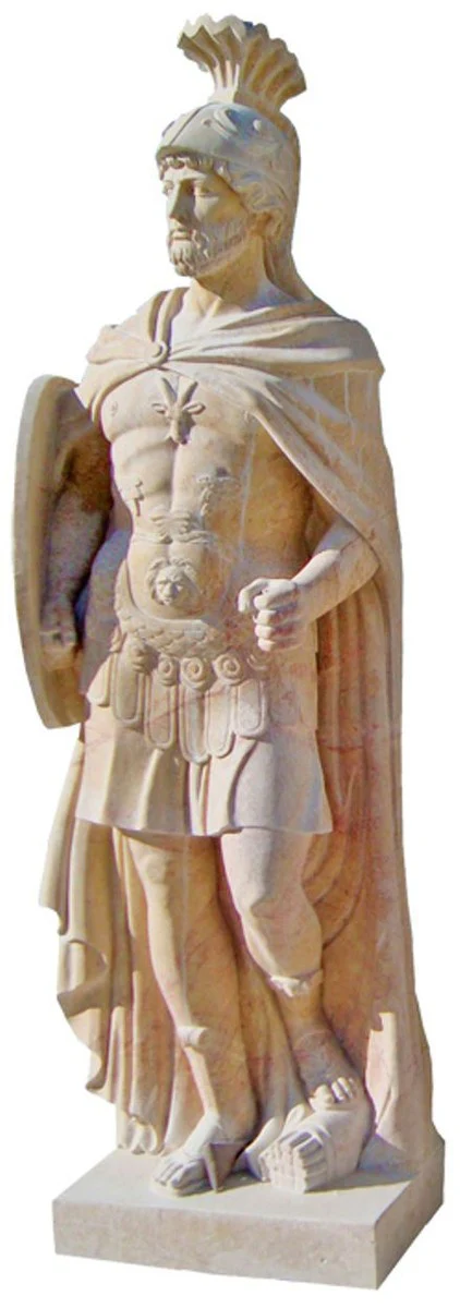 Casa Padrino escultura de m¨¢rmol estilo antiguo romano beige A. 200 cm