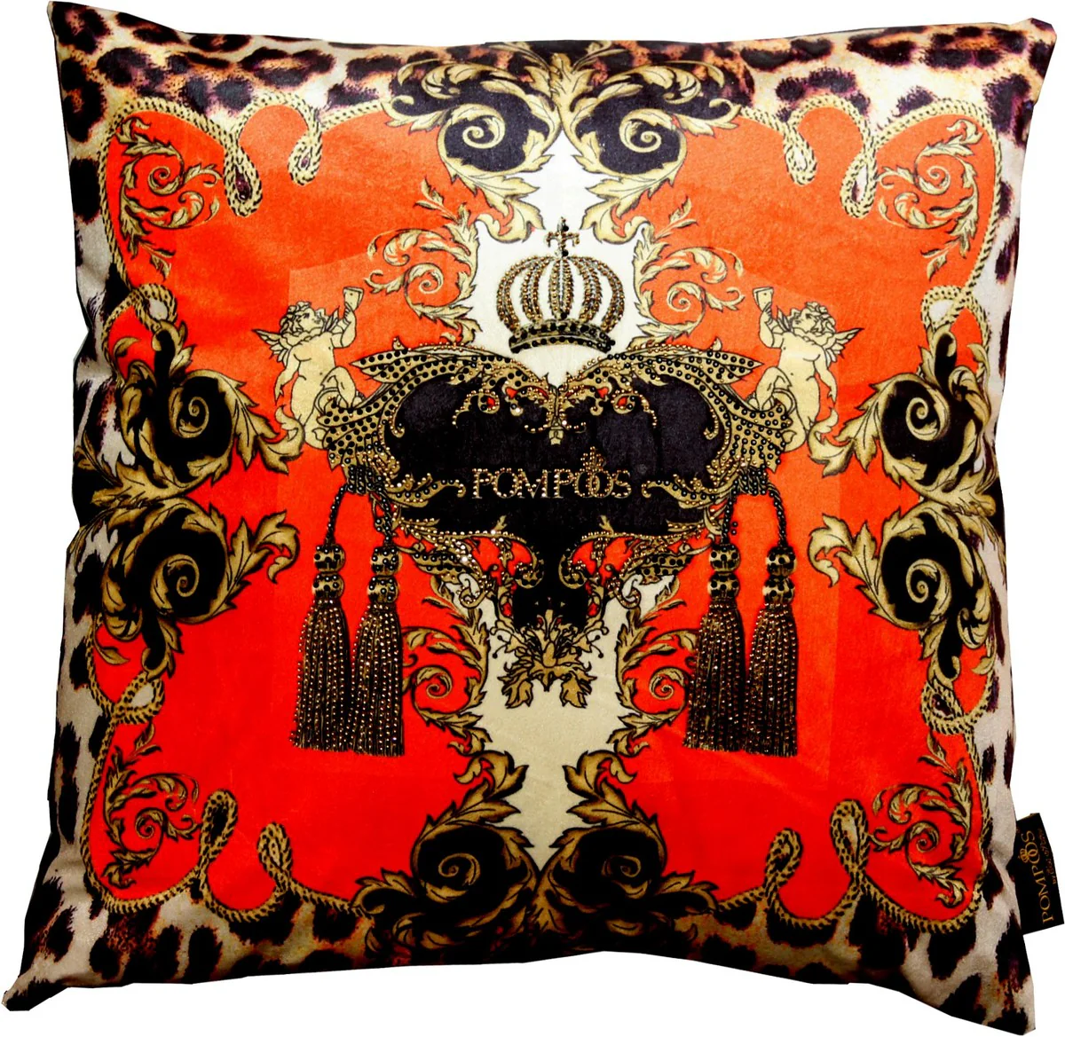 Harald Gl??ckler Almohada decorativa de dise?o Pomp??s de Casa Padrino Angels - Colecci¨®n de arte -