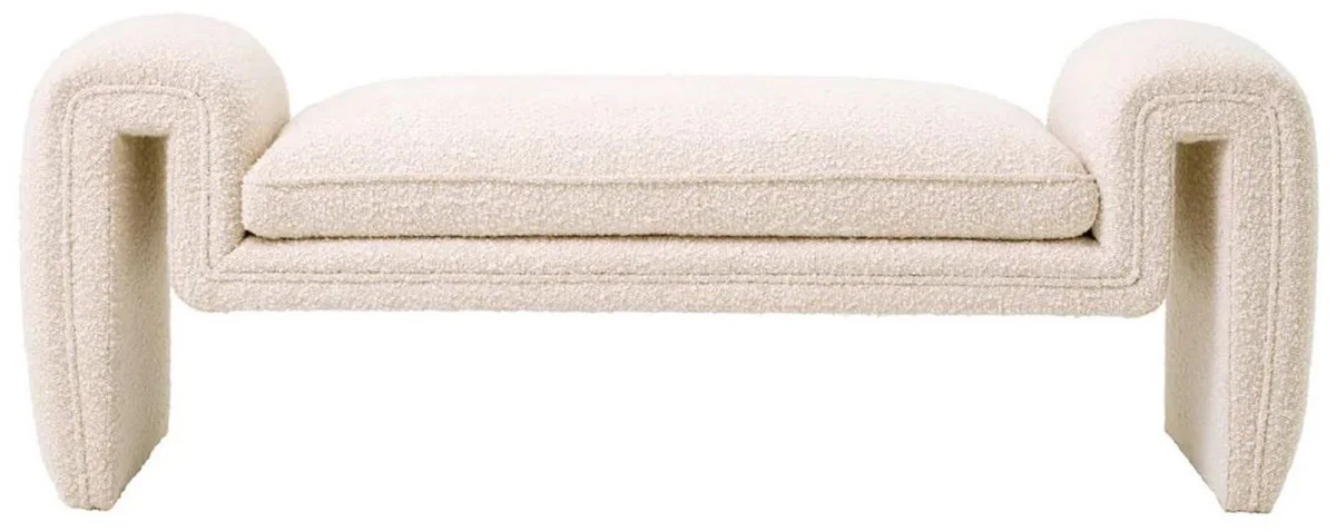 Casa Padrino banco de lujo crema 144 cm - Calidad de lujo