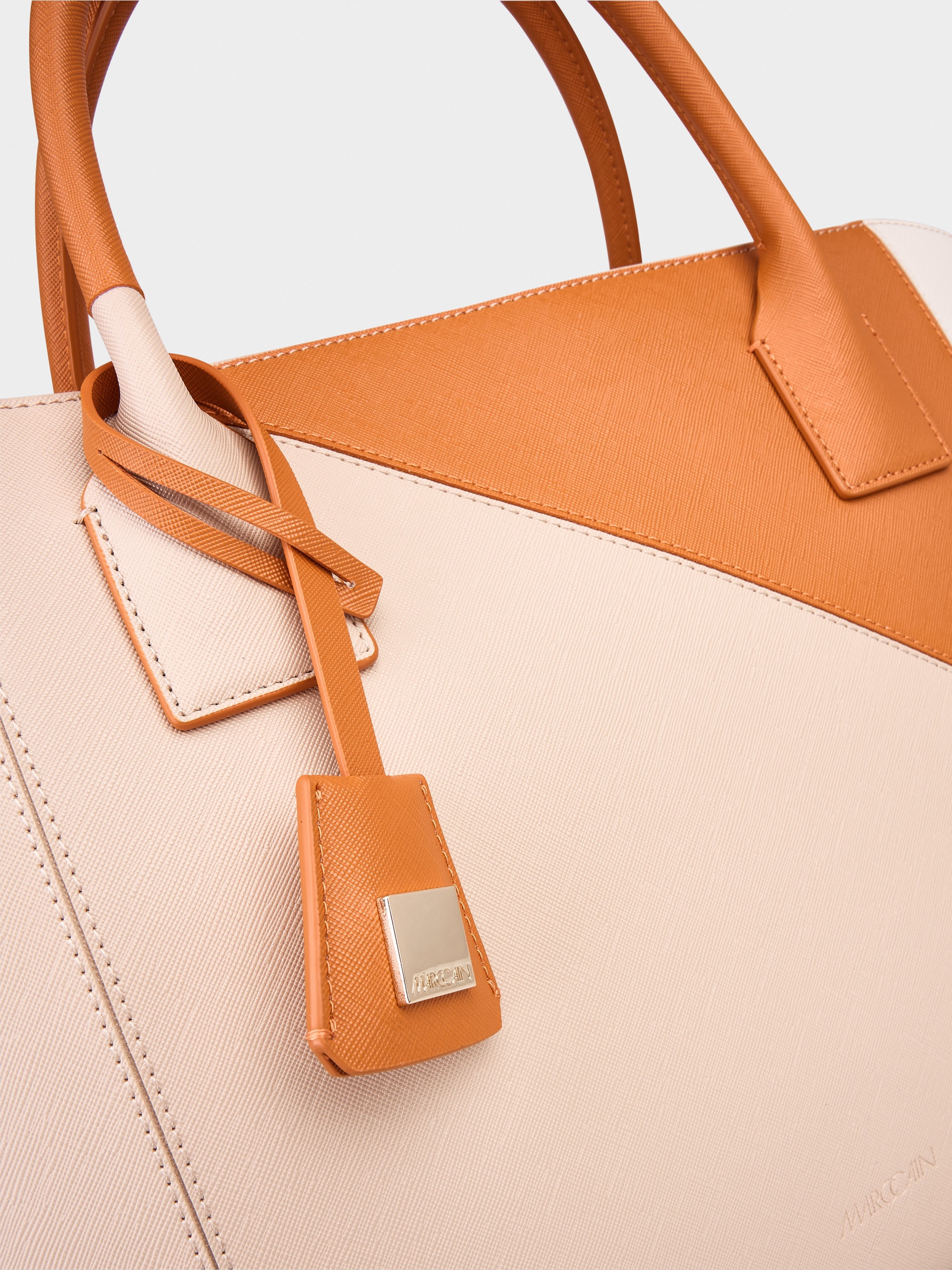 Marc-Cain Rethink Together satchel bag with patch