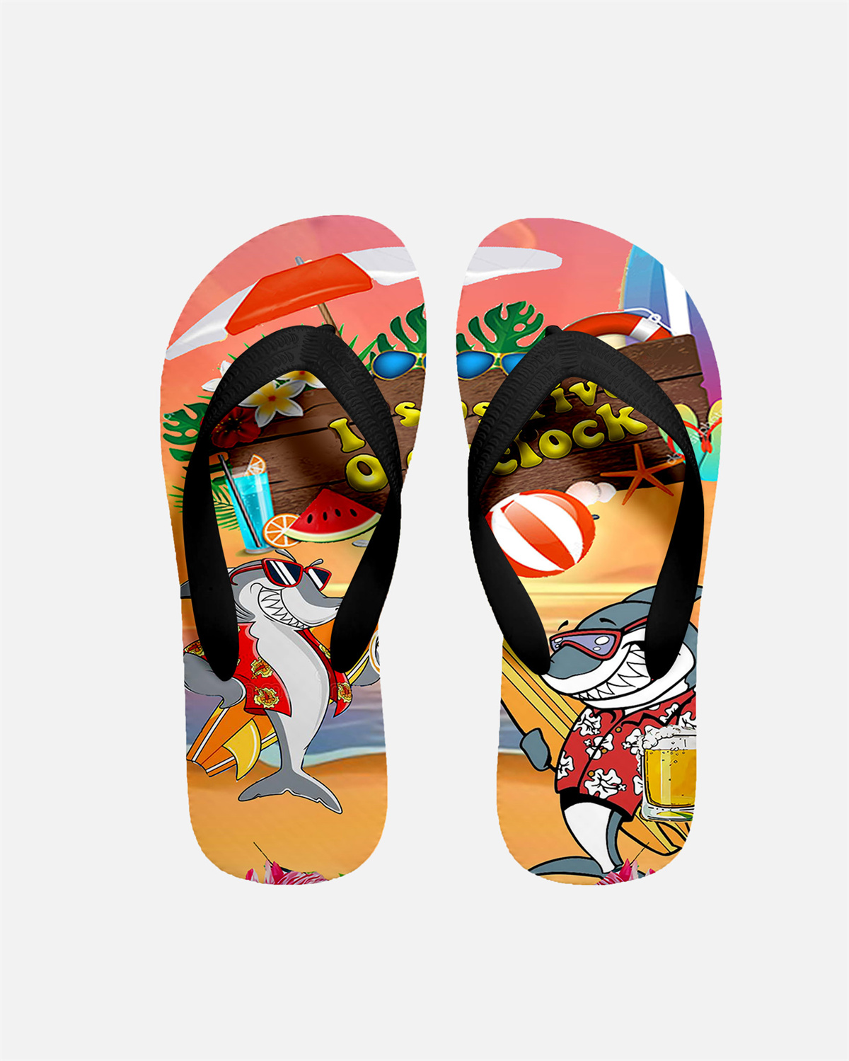 Suitmens Men's Men's Tiki Style Hawaiian Vacation Print Three-Piece Set 032