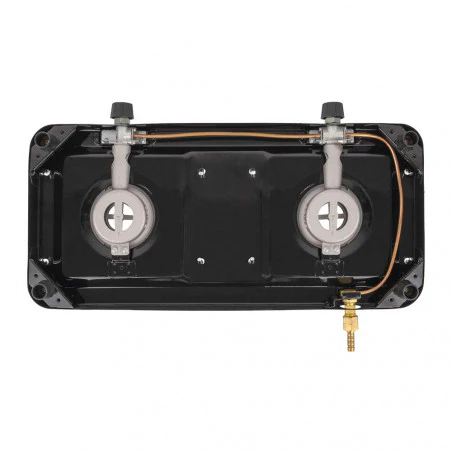 Brunner Magma - Fogón de gas con 2 quemadores