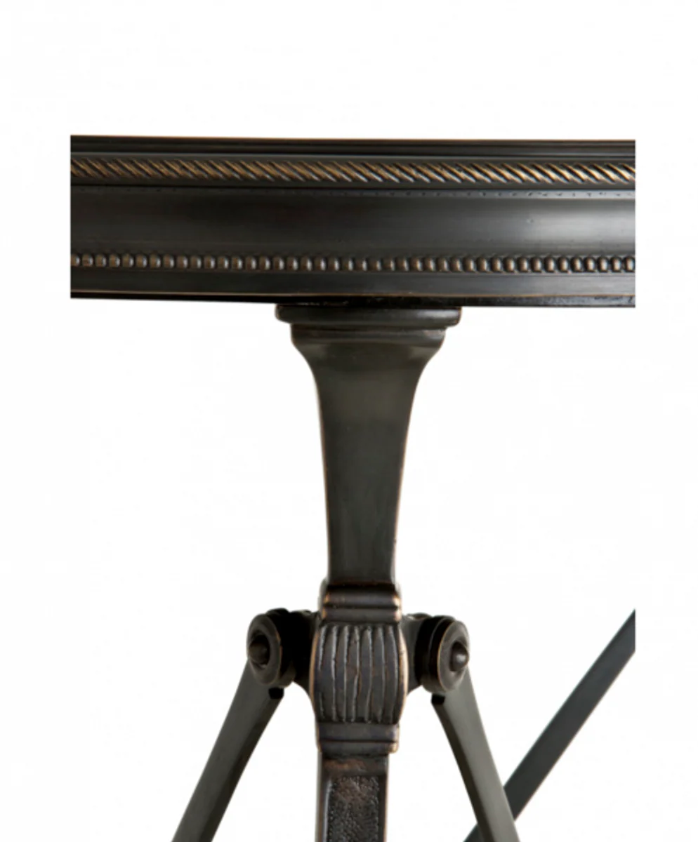 Casa Padrino luxury art deco designer side table gunmetal - Hotel Table Furniture