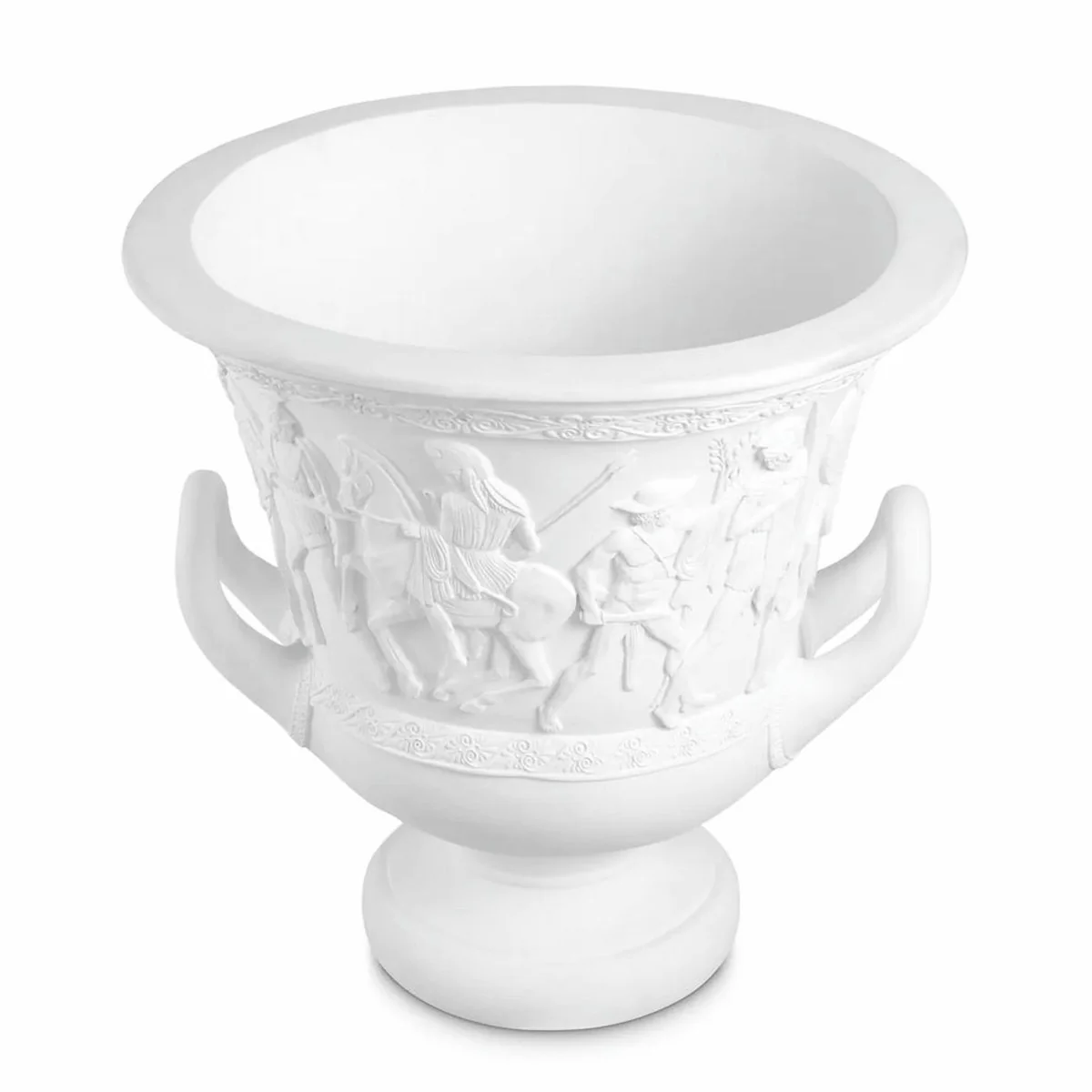 Casa Padrino maceta barroco de lujo blanco ? 60 x A. 60 cm - Decoraci¨®n de estilo barroco