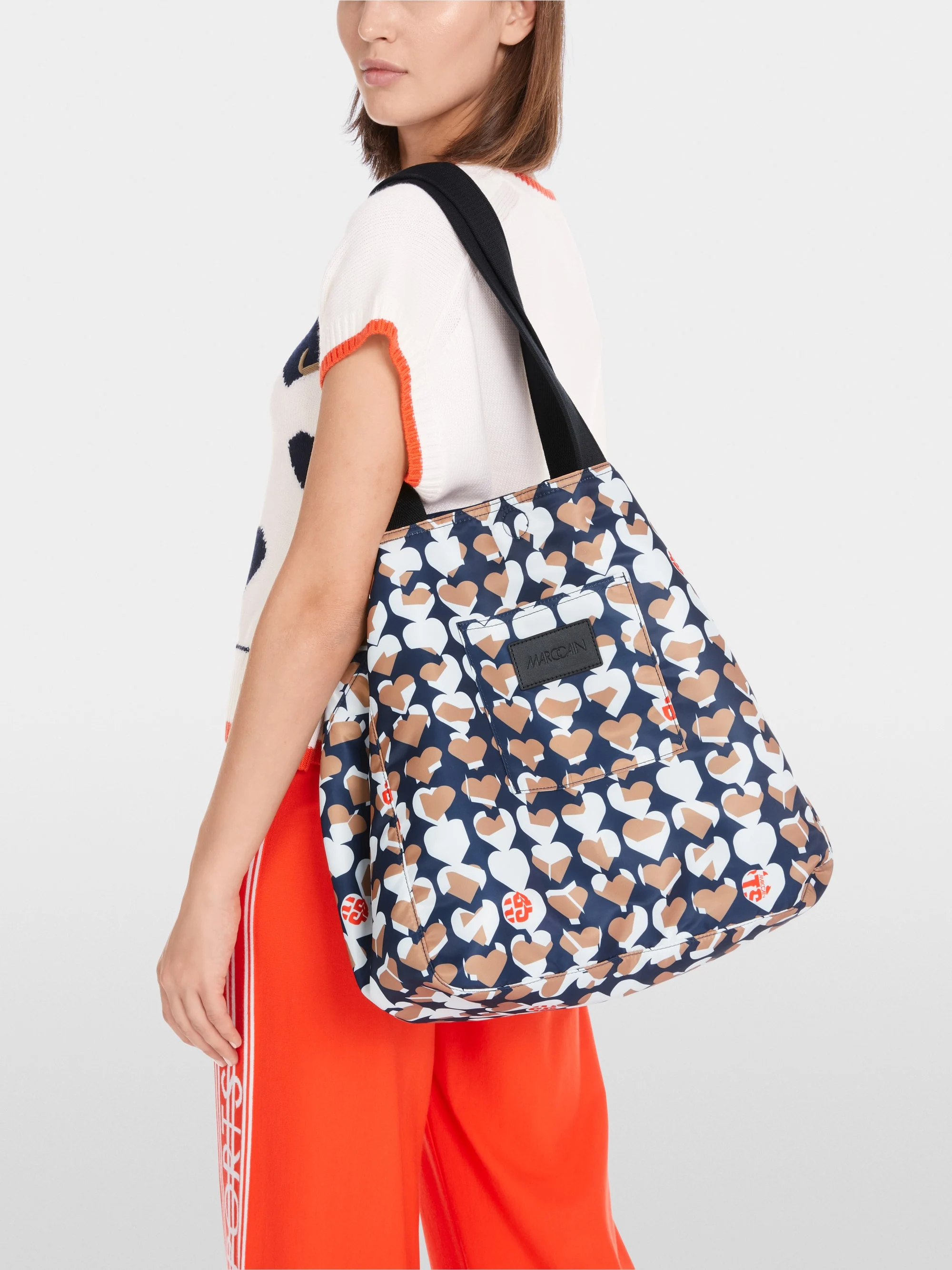Marc-Cain Shopper bag with all-over print