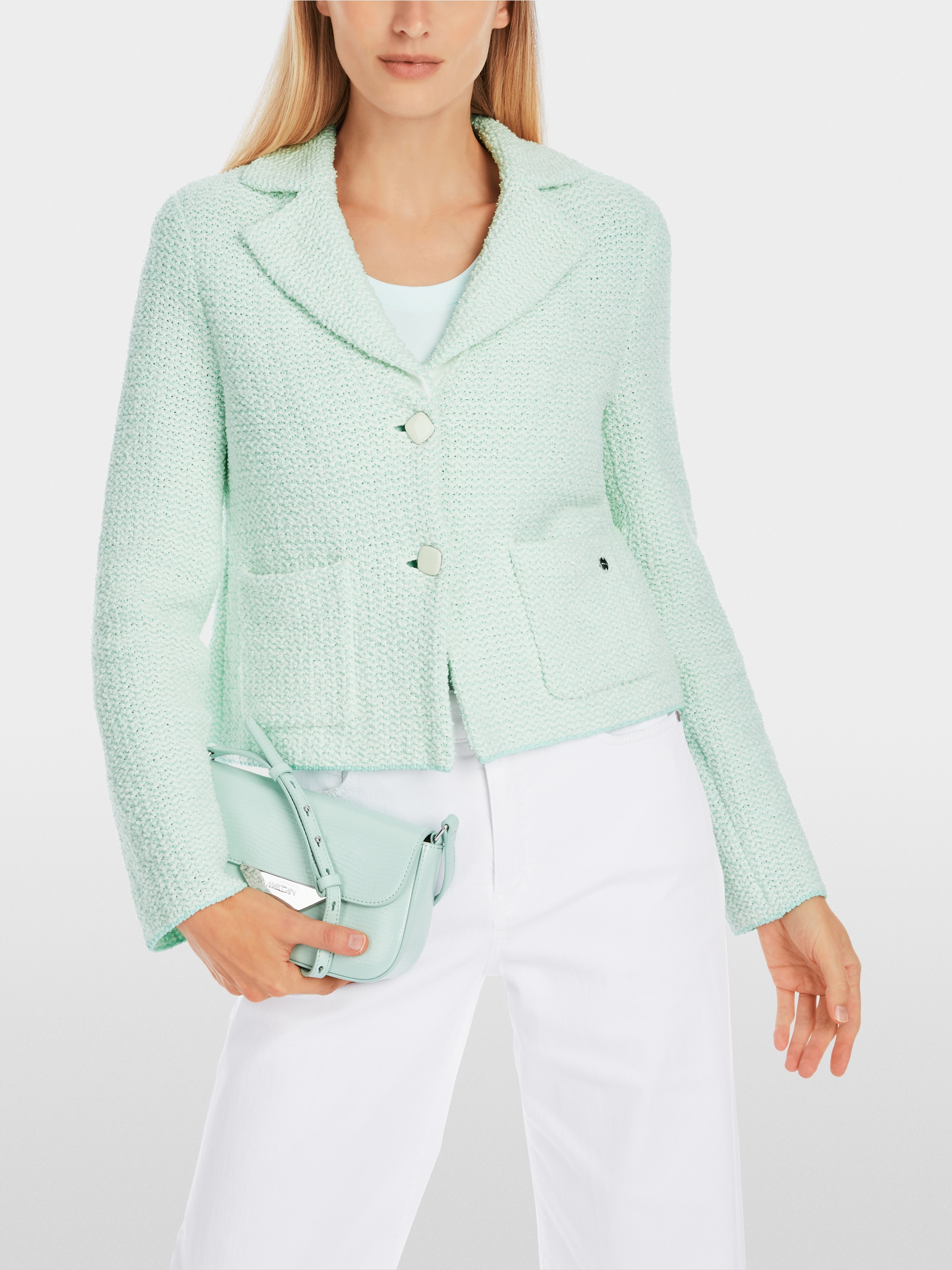 Marc-Cain Knitted in Germany slim-fit blazer