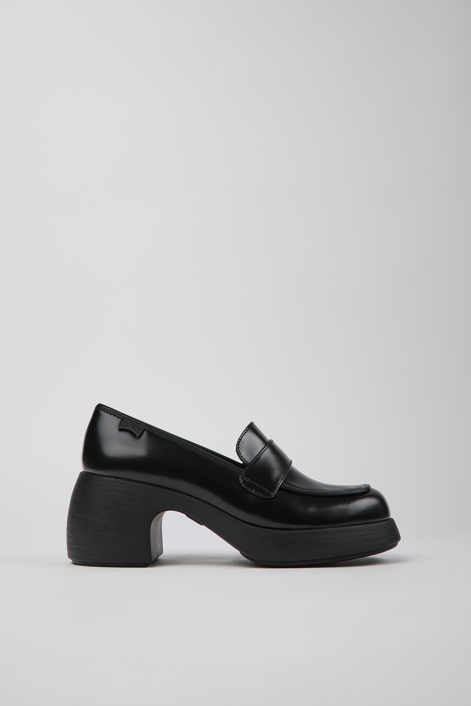 Thelma - Black leather shoes for women