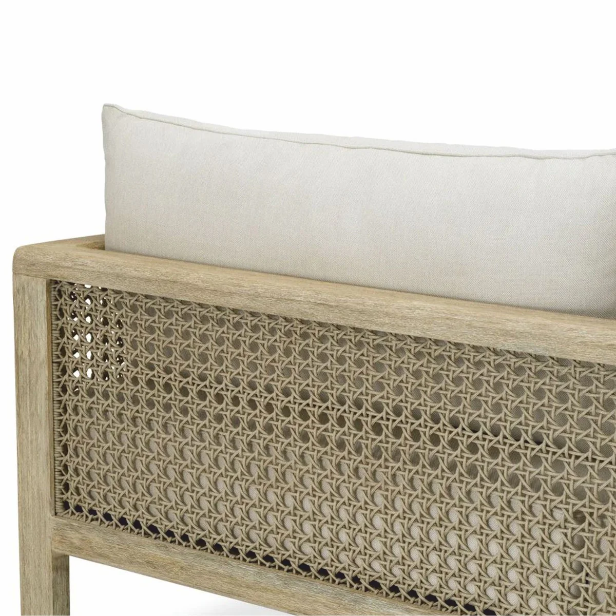 Casa Padrino sof¨¢ de jard¨ªn de lujo de teca arena / beige 283 cm - Muebles de jard¨ªn