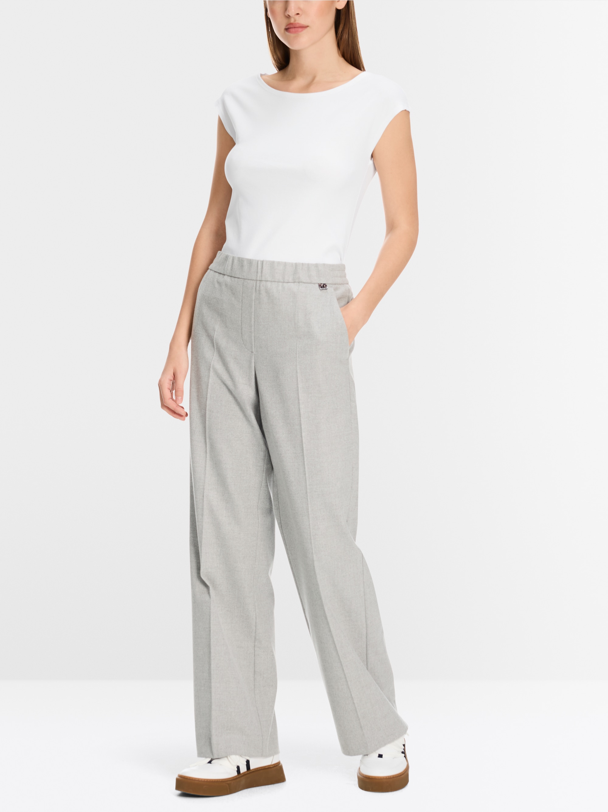 Marc-Cain Basic top with a wide neckline