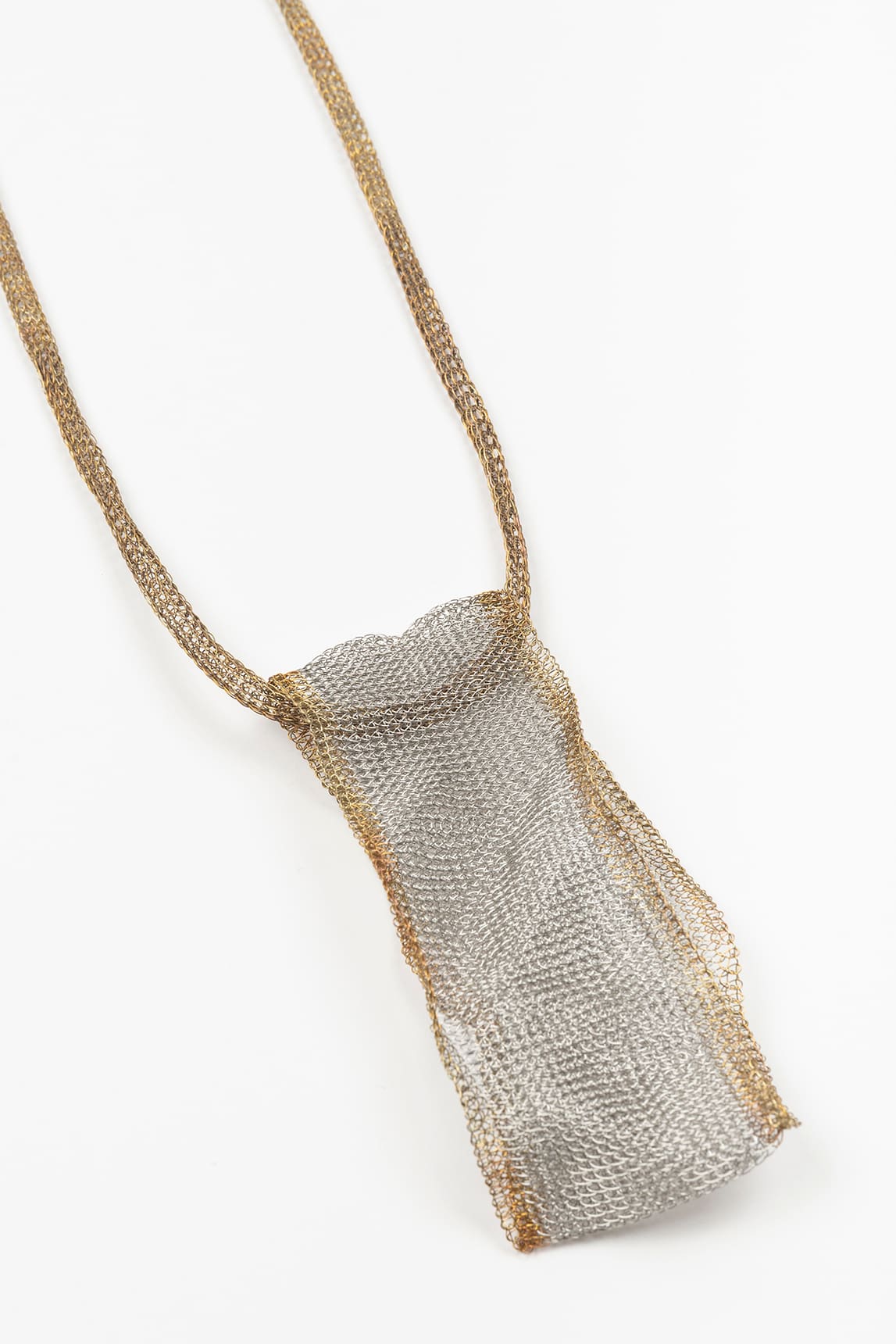 Rivera-spain Collar Aura Malla metálica dorado y plateado