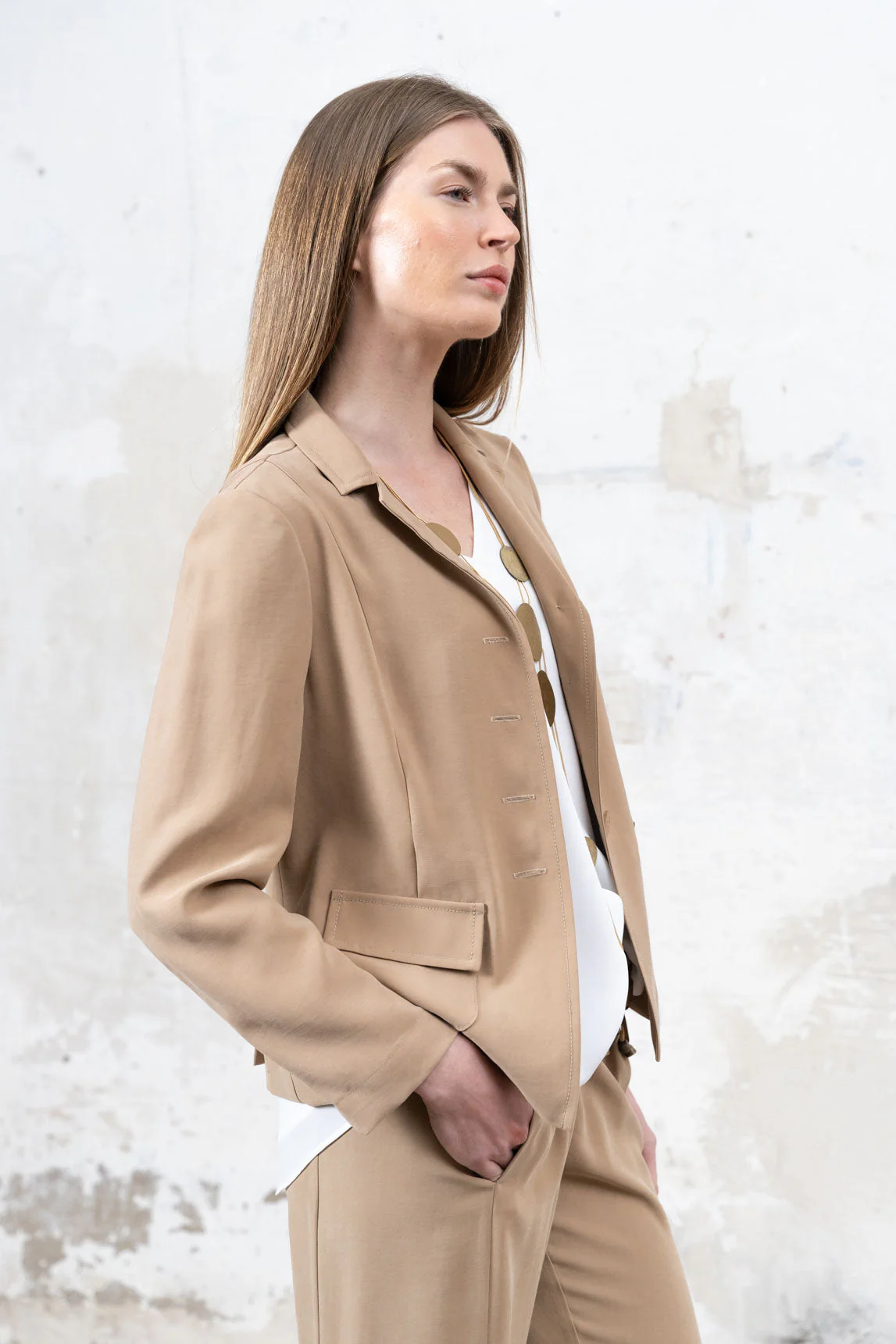 Rivera-spain Blazer Rochelle camel
