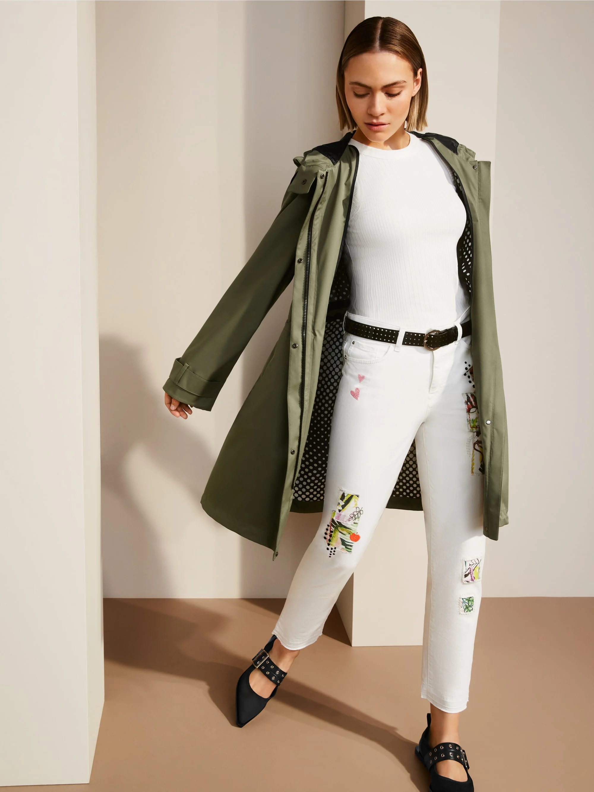 Marc-Cain Sleeveless top in viscose stretch