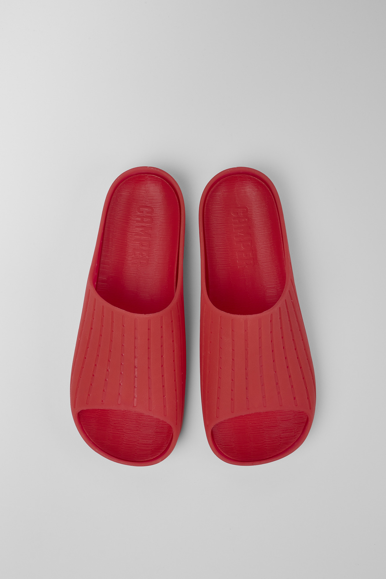 Wabi - Red monomaterial sandals for men
