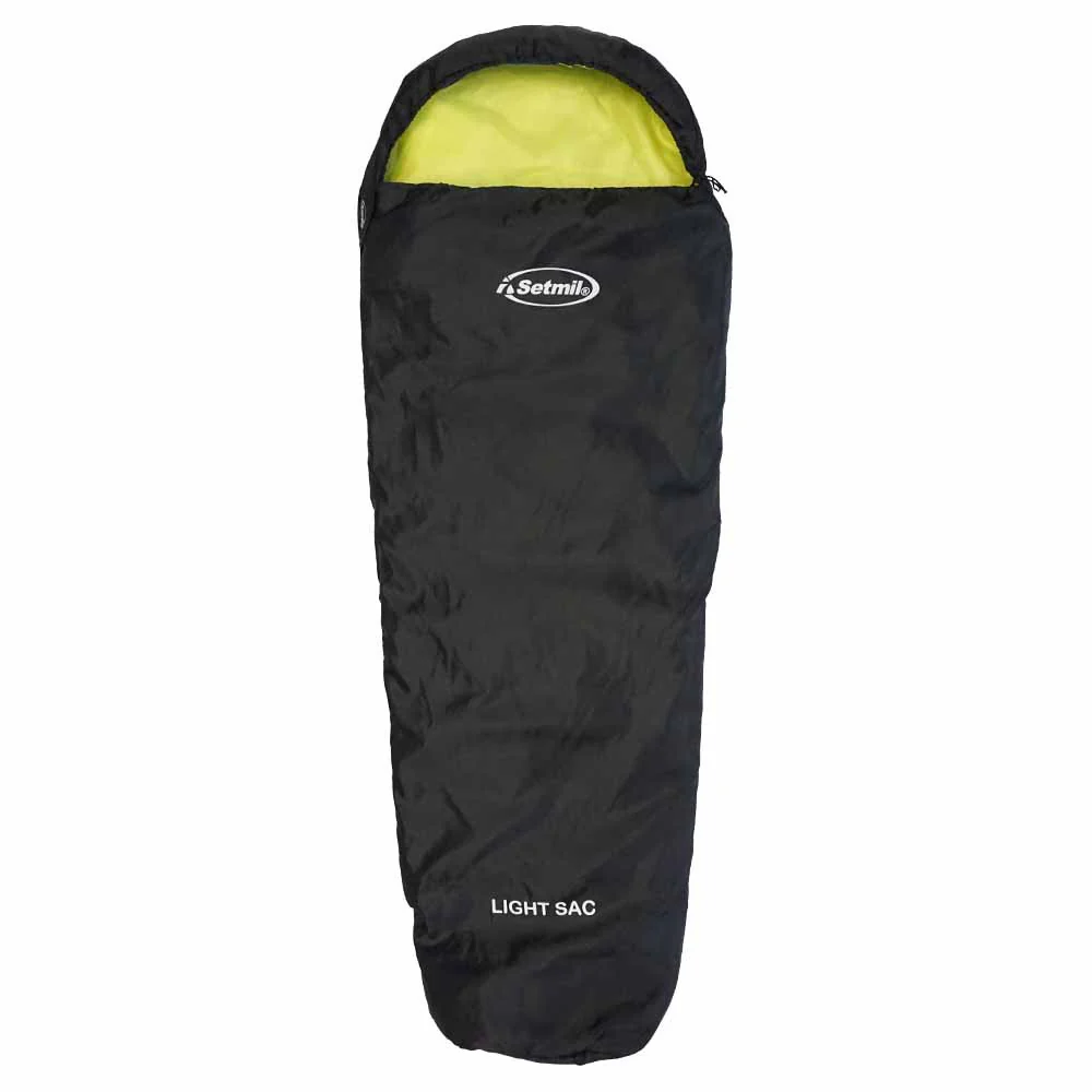 Saco de dormir Setmil LIGHT SAC +8º - negro