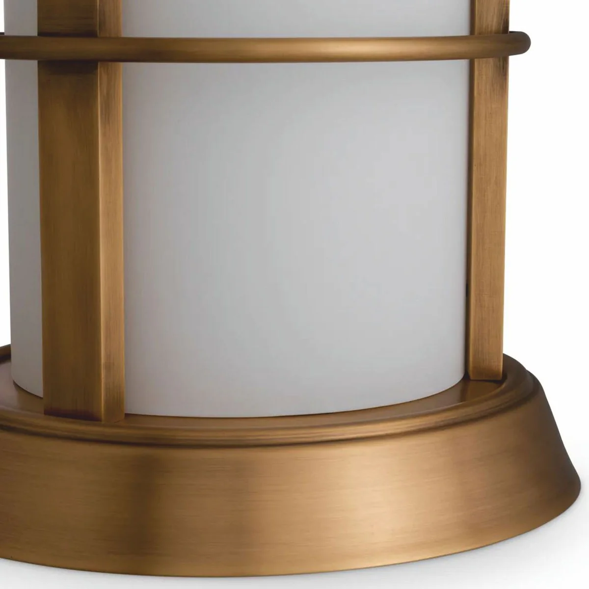 Casa Padrino l¨¢mpara de mesa LED de lujo para exterior lat¨®n antiguo / blanco ? 29 x A. 60 cm