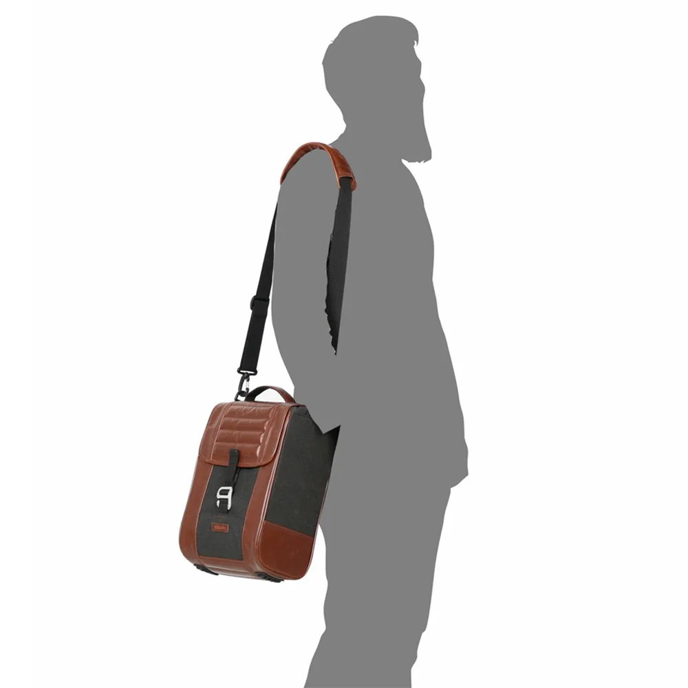 SHAD ALFORJA 1U. SR38 CAFE RACER MARRON