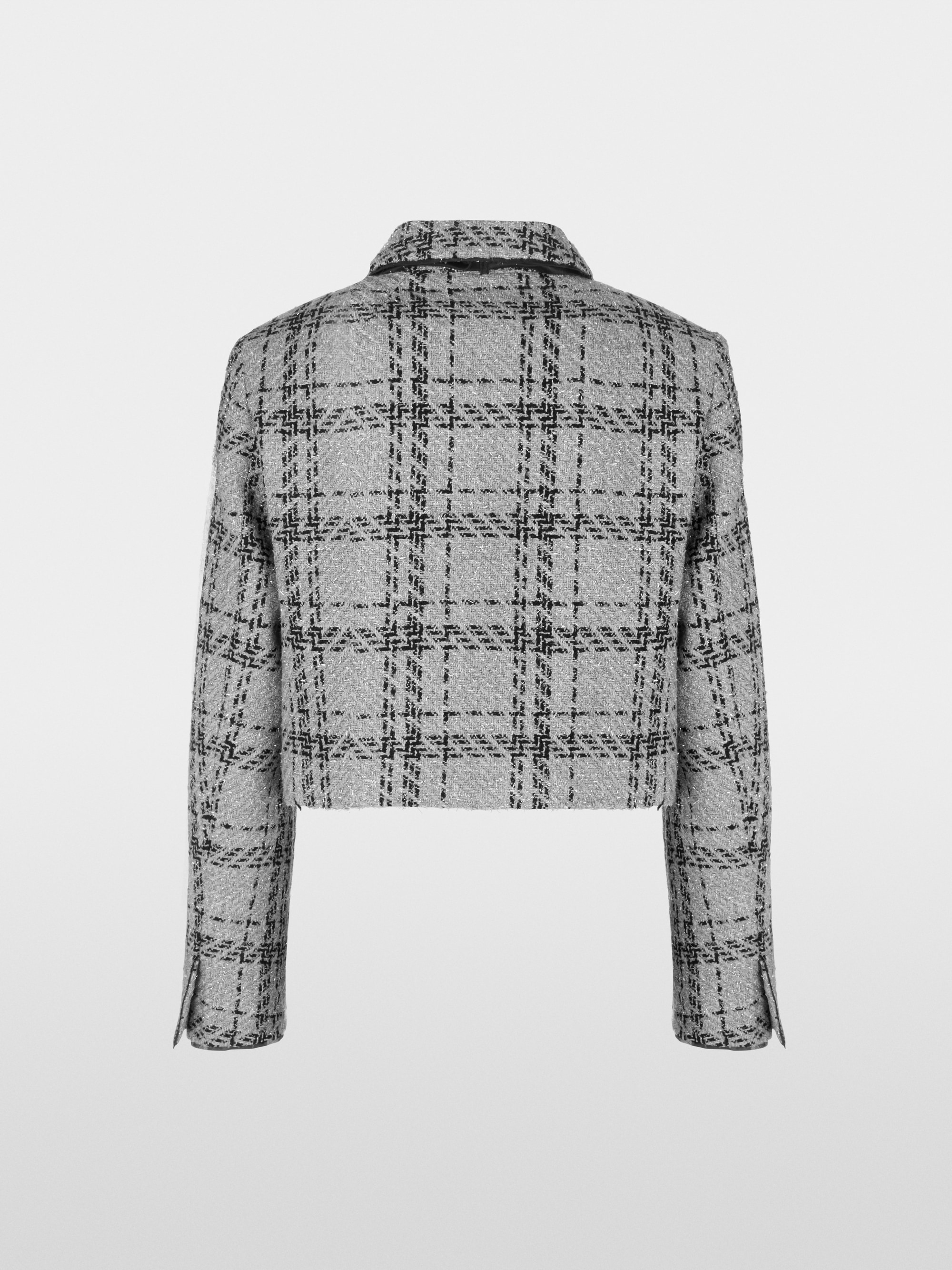 Marc-Cain Check jacket with lurex details