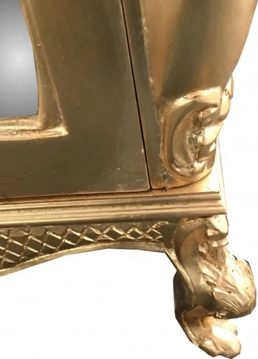 Casa Padrino Baroque wardrobe Gold B 110 x H 230 cm Bedroom cabinet - antique style