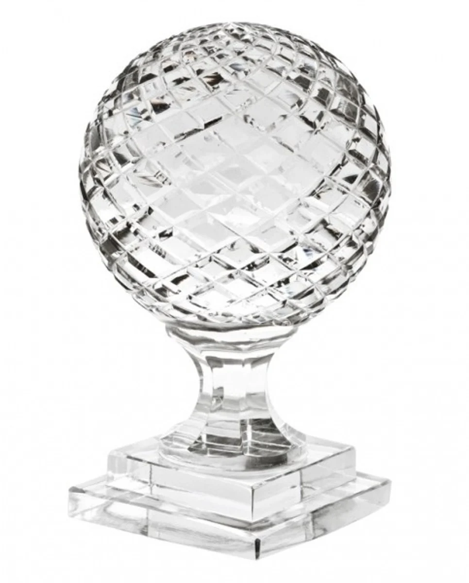 Casa Padrino luxury crystal ball set of 3 on base - Casa Padrino Luxury Collection