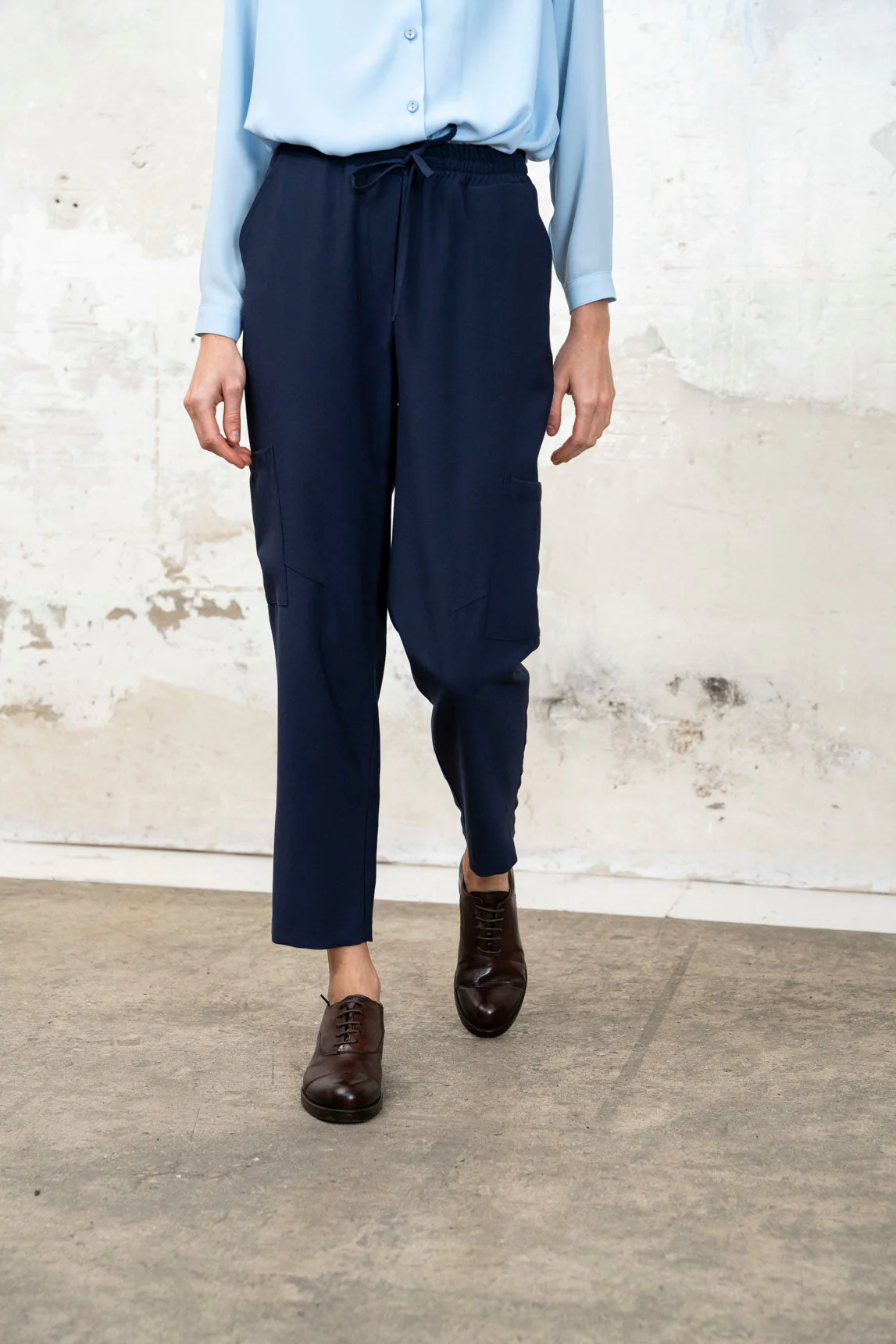 Rivera-spain Pantalón Malu azul marino