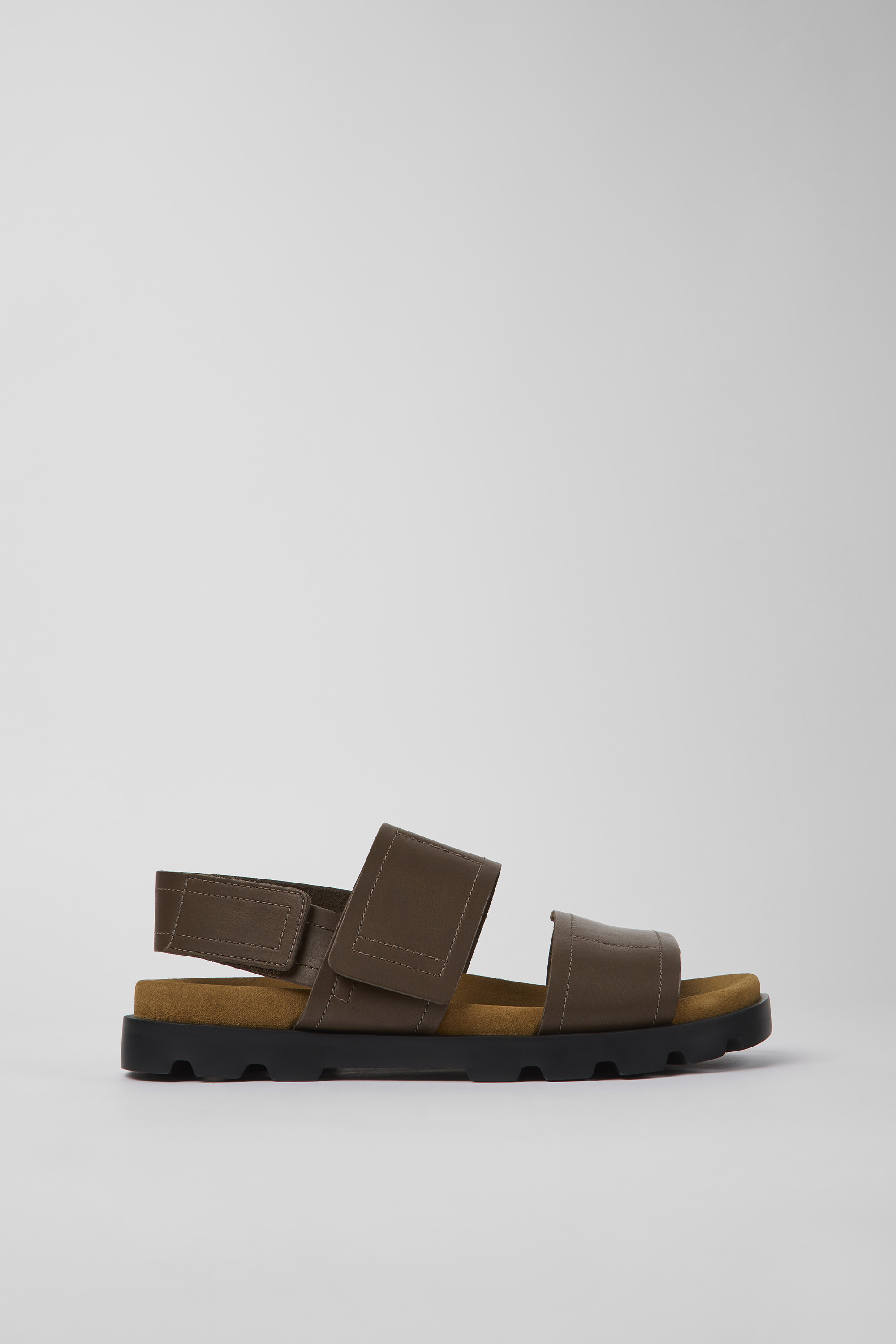 Brutus Sandal - Brown leather sandals for men