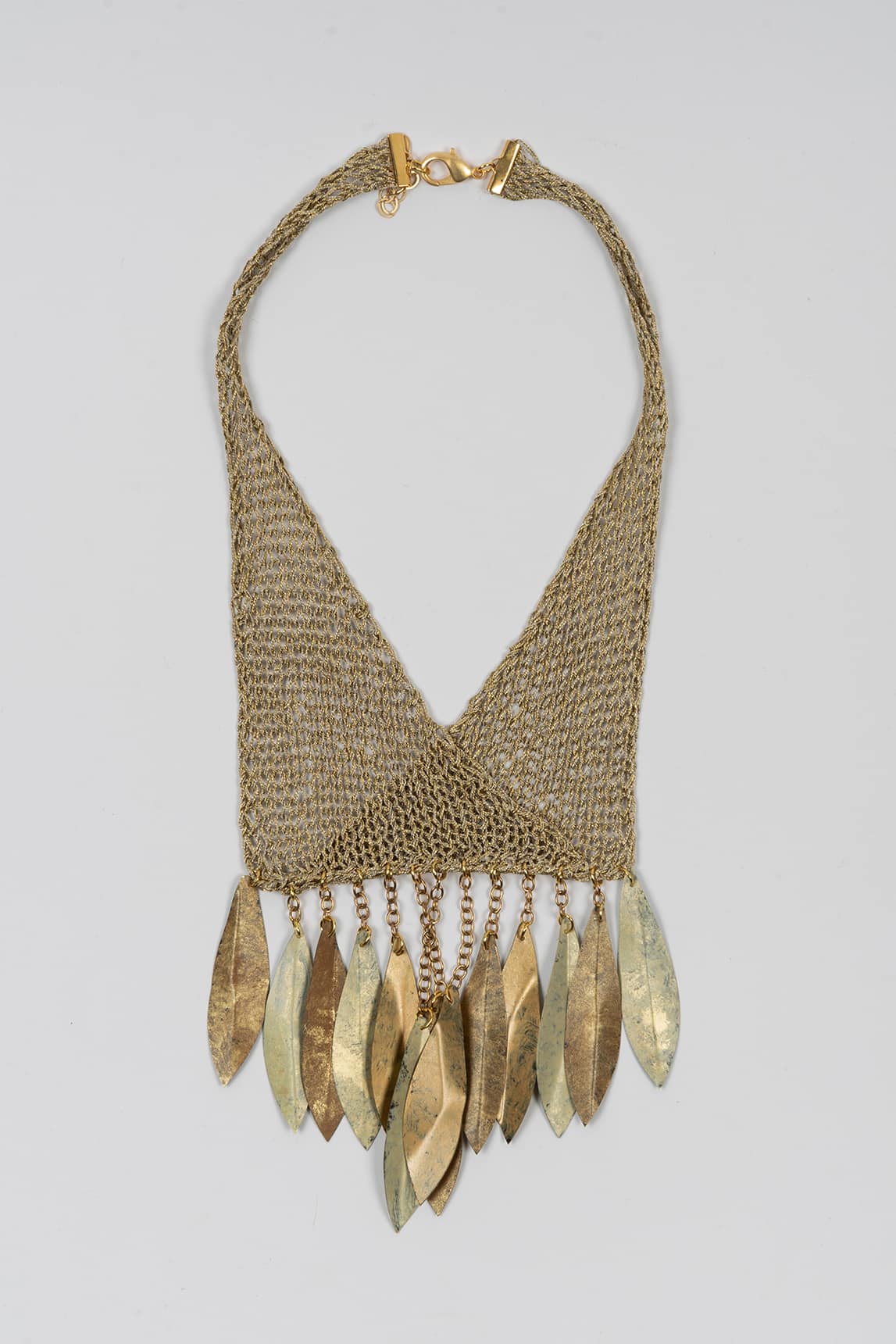 Rivera-spain Collar malla FL Private Collection dorado