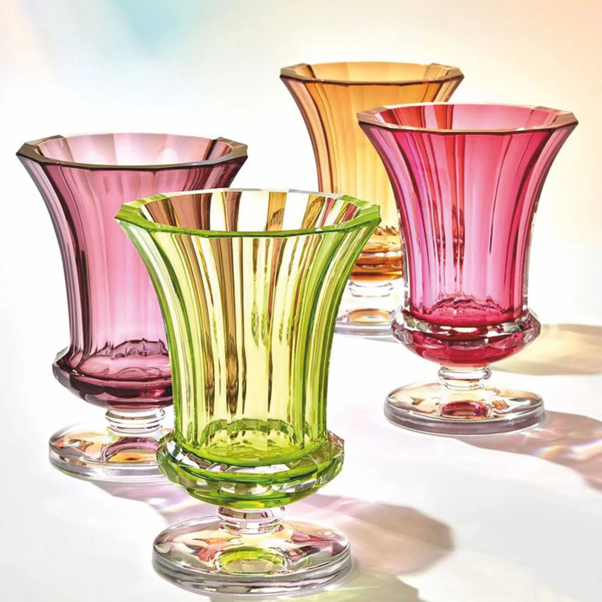 Casa Padrino jarr¨®n de cristal barroco de lujo ? 15 x A. 15,2 cm - Soplado a mano