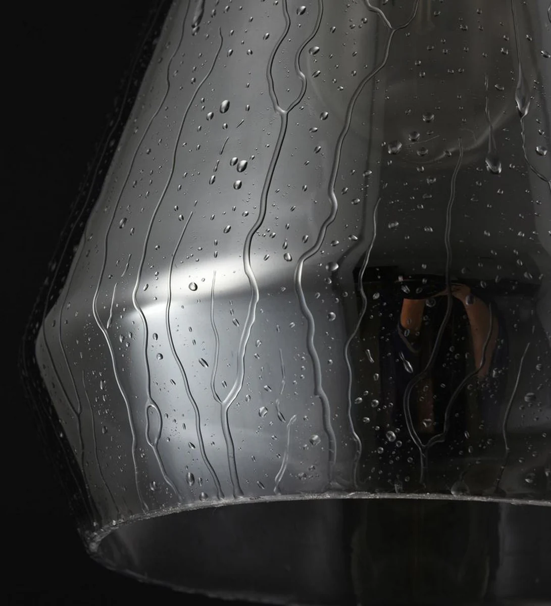 Casa Padrino lámpara colgante / luz colgante con efecto de lluvia Ø 21 x H. 26,2 cm - Luces y Lámparas