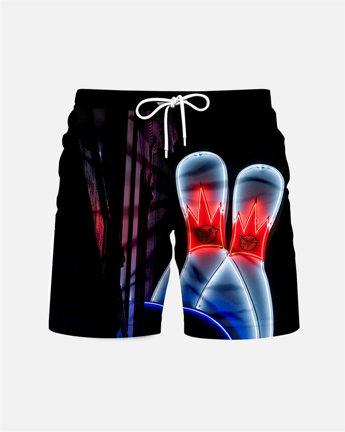 Suitmens Men's Hawaiian Bowling  Print Shirt Three-Piece Set 046