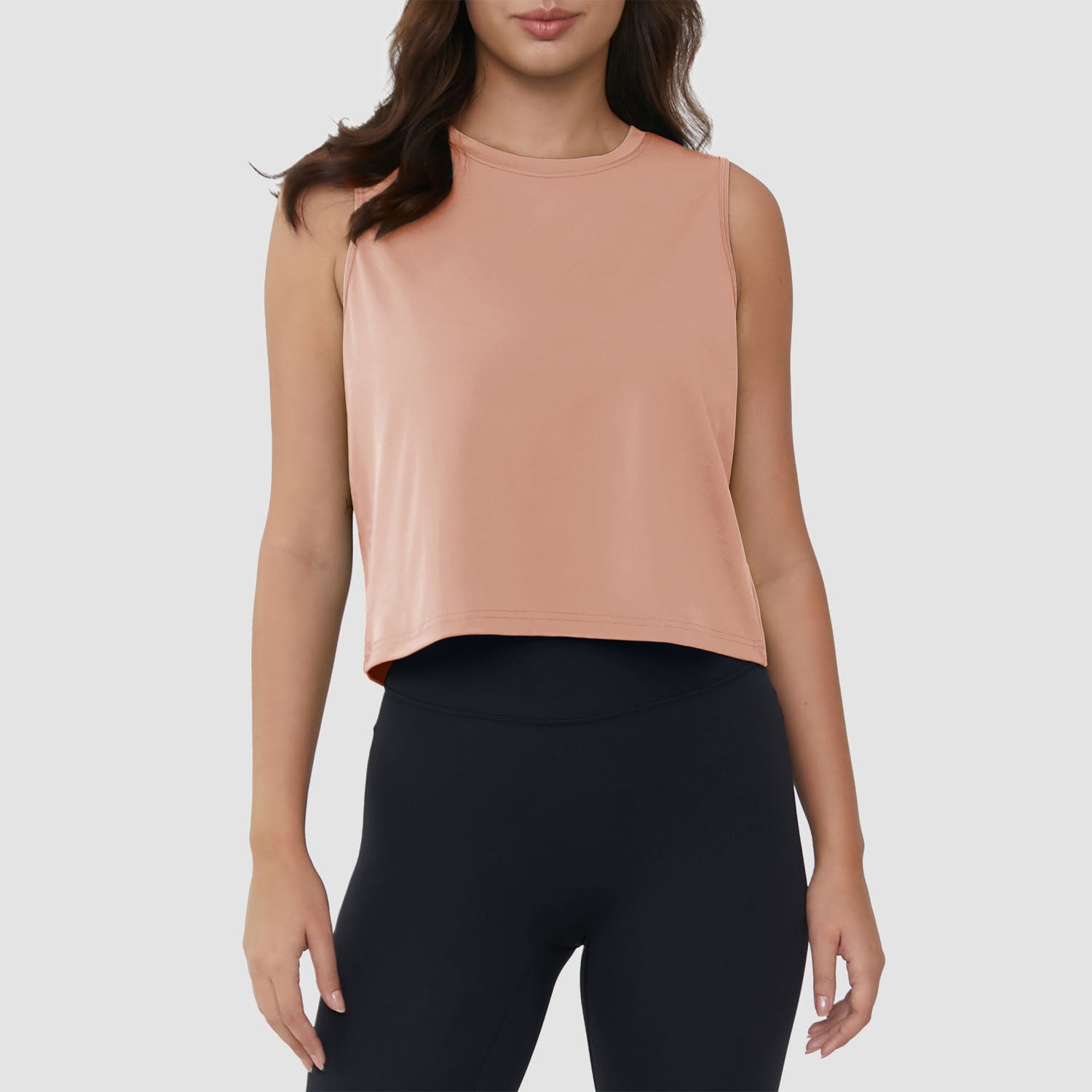 Crop Tops for Women Athletic Running Workout UPF 50+ Cropped Tank Tops