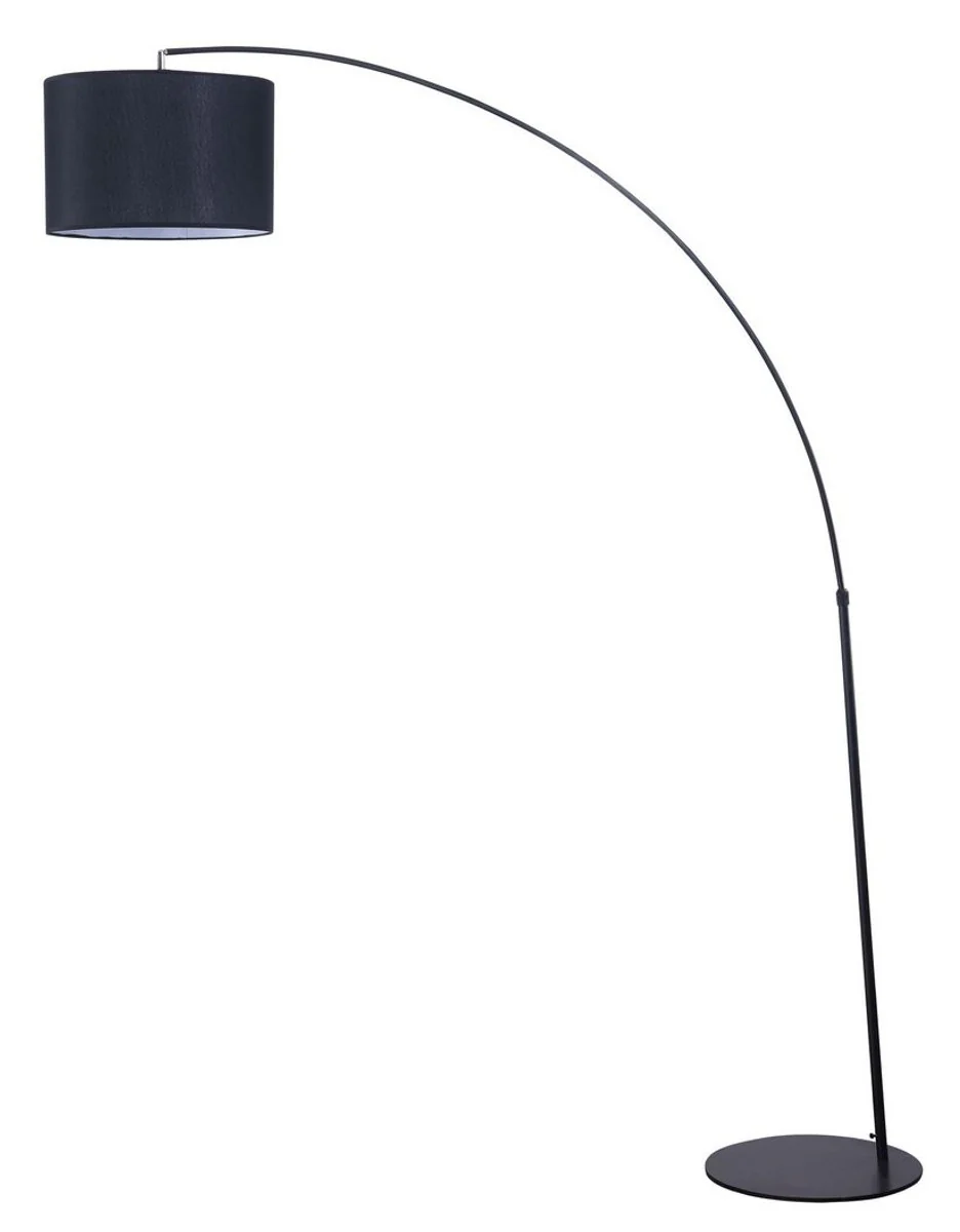 Casa Padrino lámpara de pie de la sala de estar de lujo nego 40 x 140 x H. 210 cm - Muebles de Sala