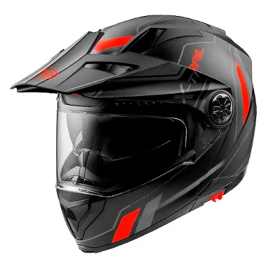 CASCO MODULAR PREMIER XTRAIL EVO XT 92 BM NEGRO / ROJO