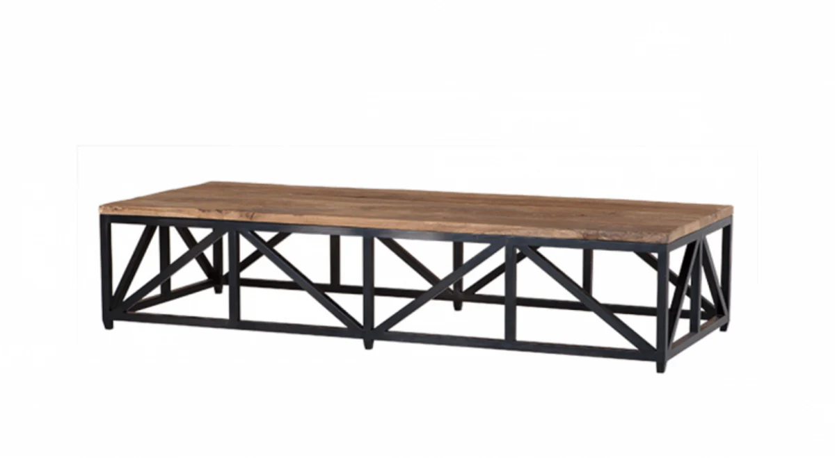 Casa Padrino Art Deco luxury coffee table zinc - living room coffee table - Luxury Quality