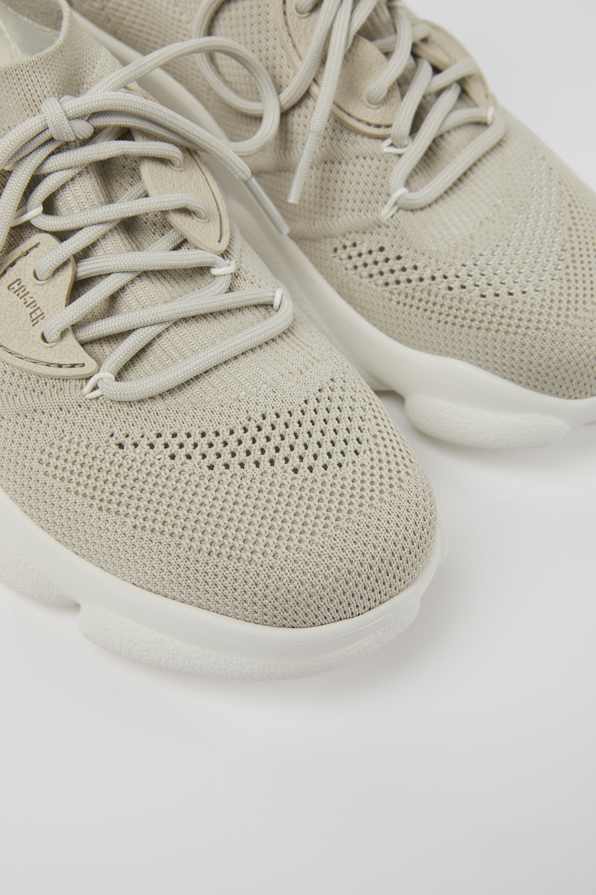 Karst - Gray textile sneakers for women